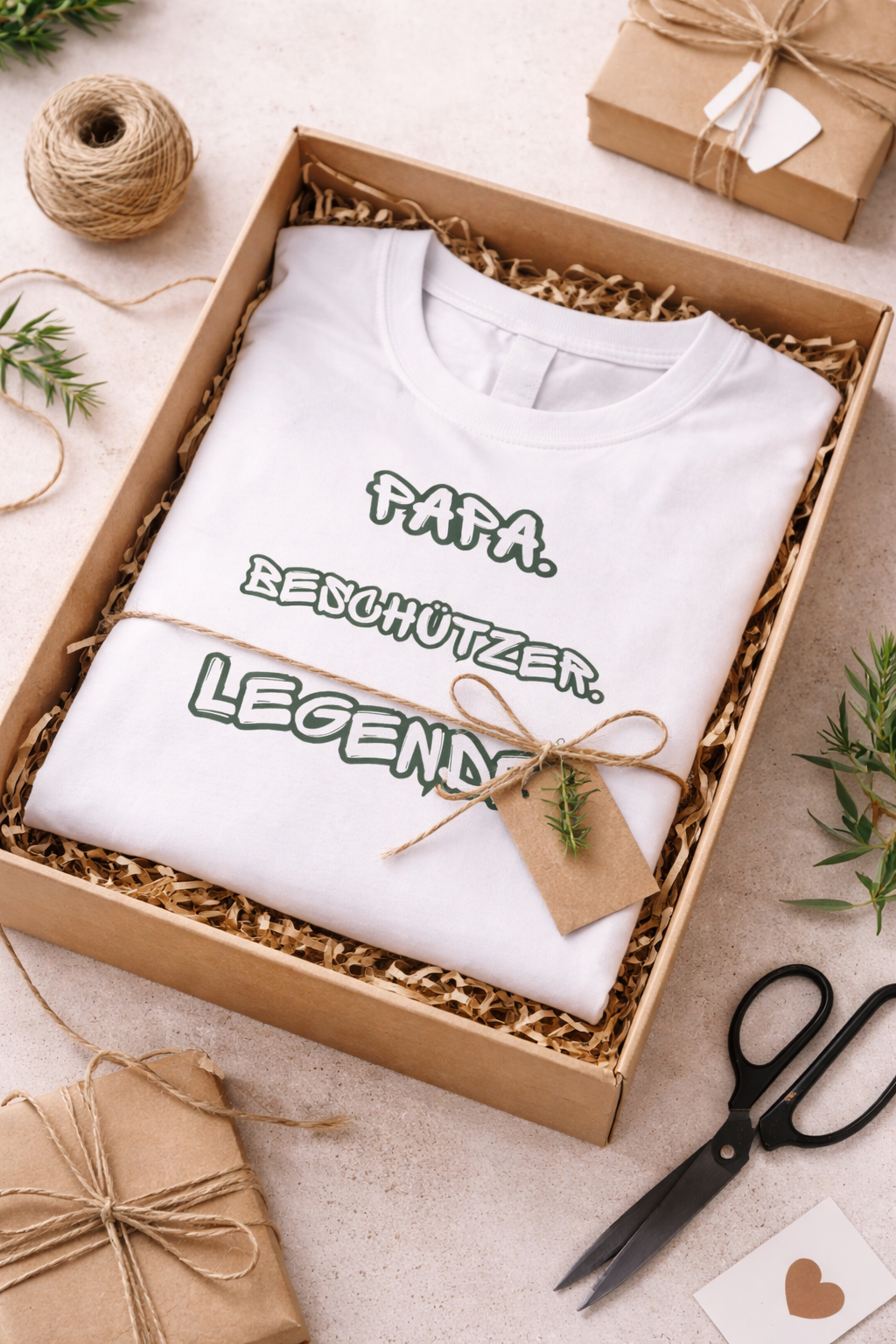 Papa Beschützer Legende T-Shirt – Geschenk für Vater – Vatertag Shirt Herren – Papa Geschenkidee – Familienheld Shirt