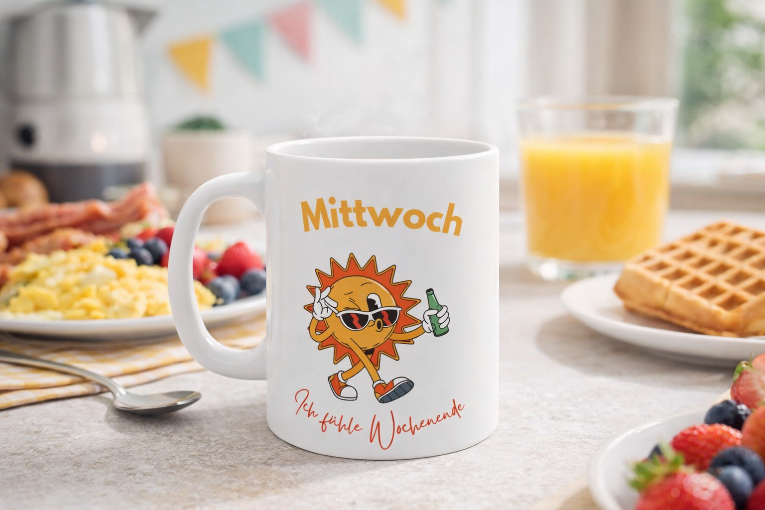 Mittwoch ich fühle Wochenende Tasse – Lustige Büro Tasse – Wochentag Tasse – Geschenk Kollegen – Kaffee Tasse Humor