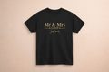 T-Shirt „Mr & Mrs Est. 2026“ – Just Married Shirt – Hochzeits Geschenk für Paare