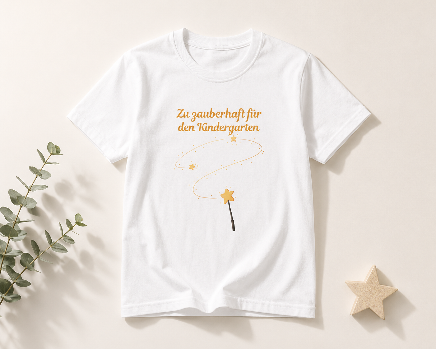 Zu zauberhaft für den Kindergarten Kinder T-Shirt | Einschulung Jungen & Mädchen | Magisches Schulstart Shirt
