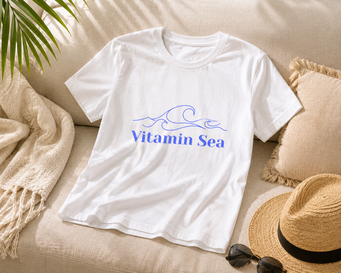 Vitamin Sea T-Shirt | Sommer Shirt für Damen & Herren | Maritime Urlaub Vibes