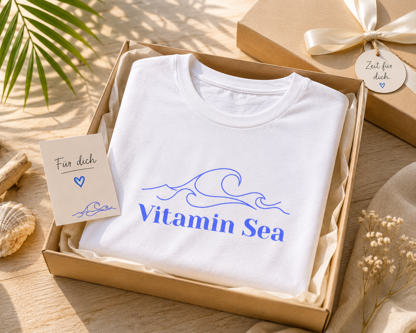 Vitamin Sea T-Shirt | Sommer Shirt für Damen & Herren | Maritime Urlaub Vibes