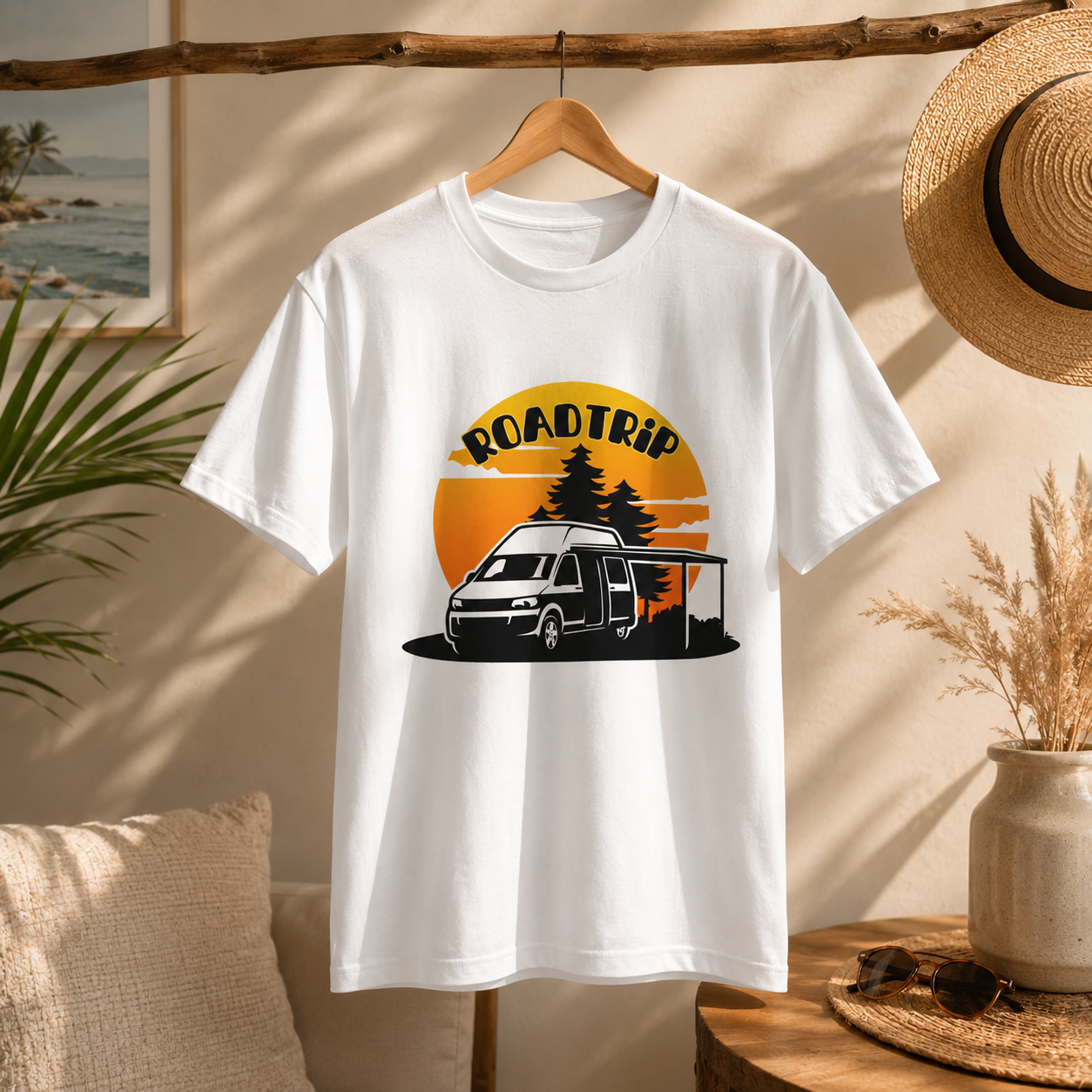 Roadtrip – Camper & Vanlife Sommer T-Shirt für Urlaub