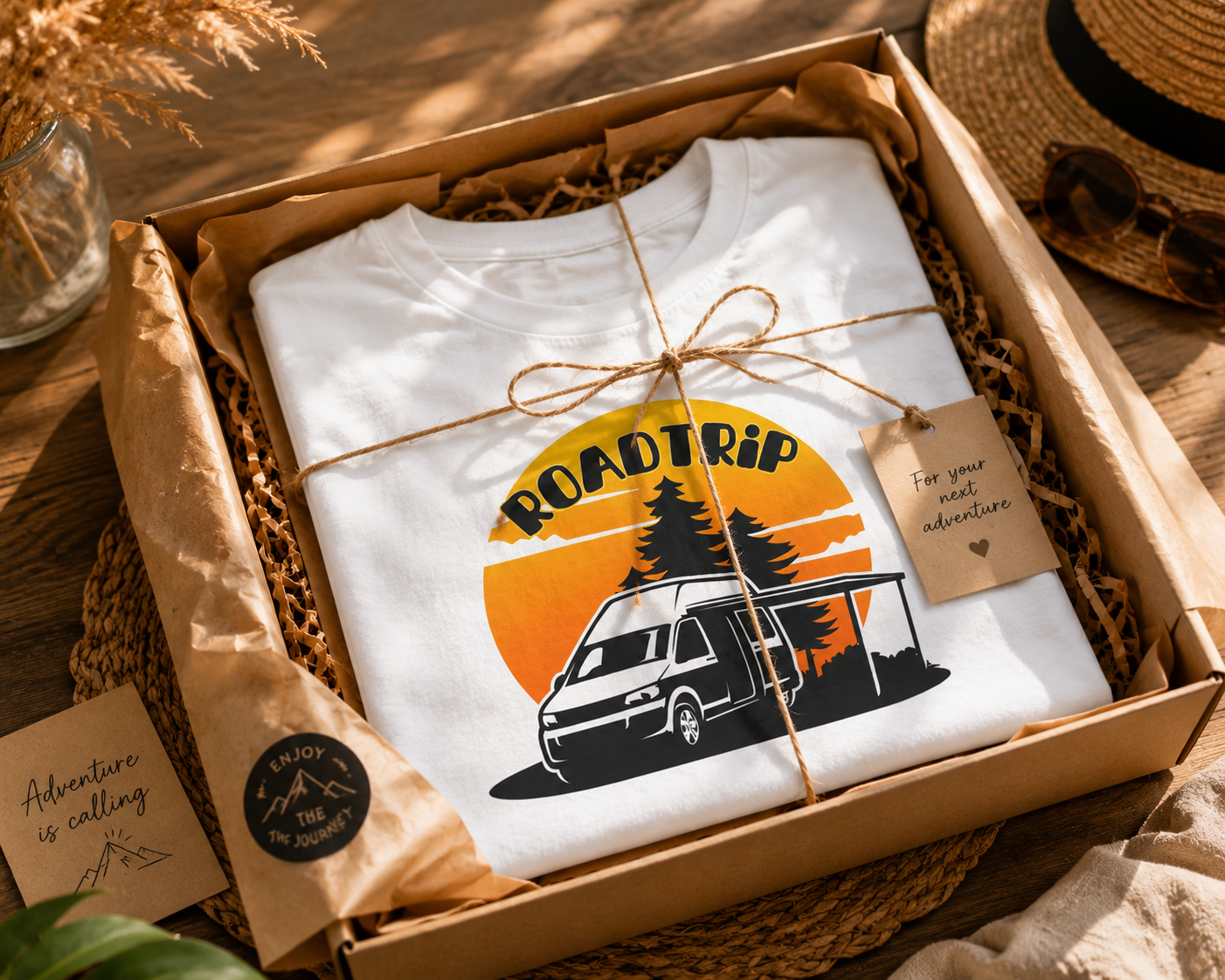 Roadtrip – Camper & Vanlife Sommer T-Shirt für Urlaub