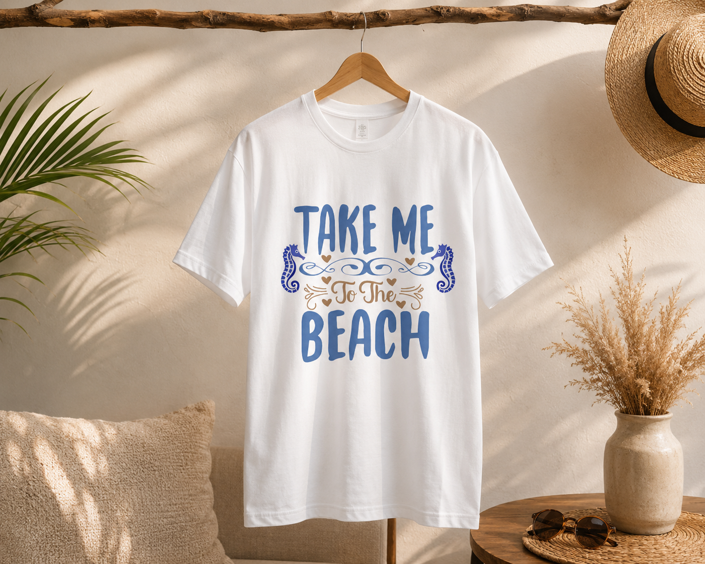 Take Me To The Beach – Sommer T-Shirt für Strand & Urlaub