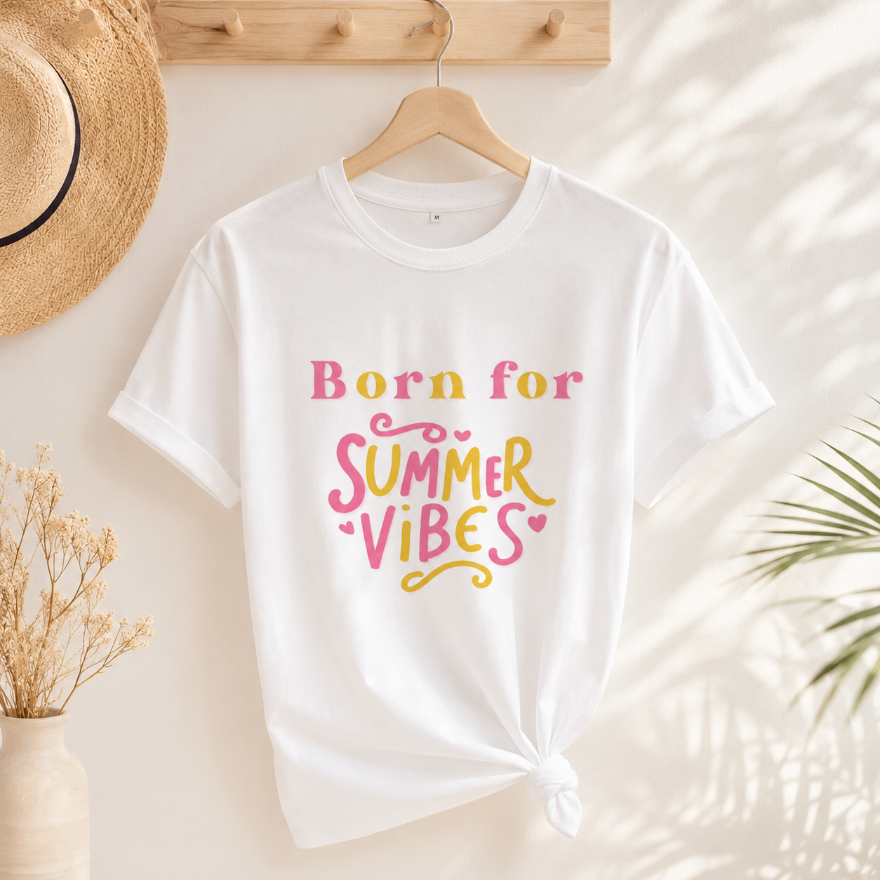 Born for Summer – Sommer T-Shirt für Urlaub & Beach Vibes