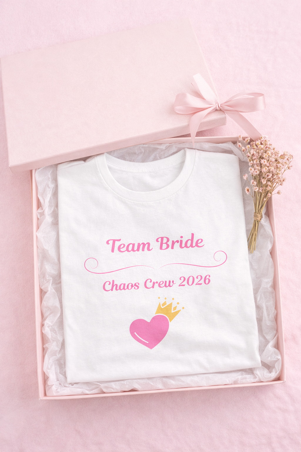 Team Bride T-Shirt – Chaos Crew 2026 | JGA Shirt Frauen | Junggesellinnenabschied Outfit