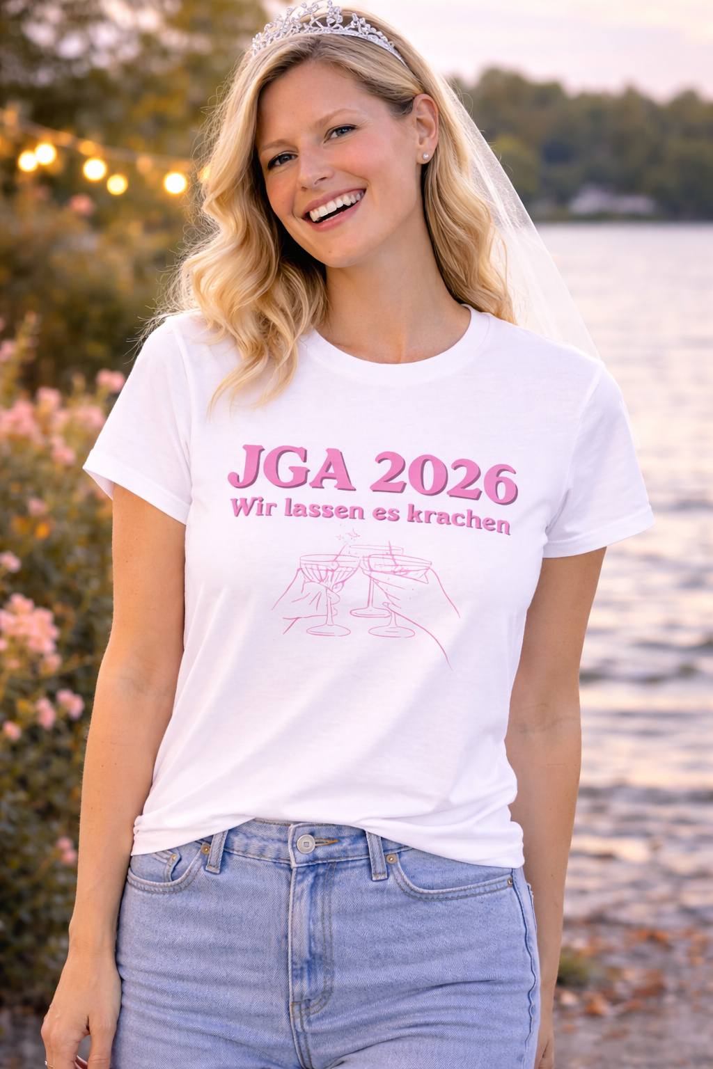 JGA 2026 T-Shirt – Wir lassen es krachen | Junggesellinnenabschied Shirt | Bride Squad Outfit
