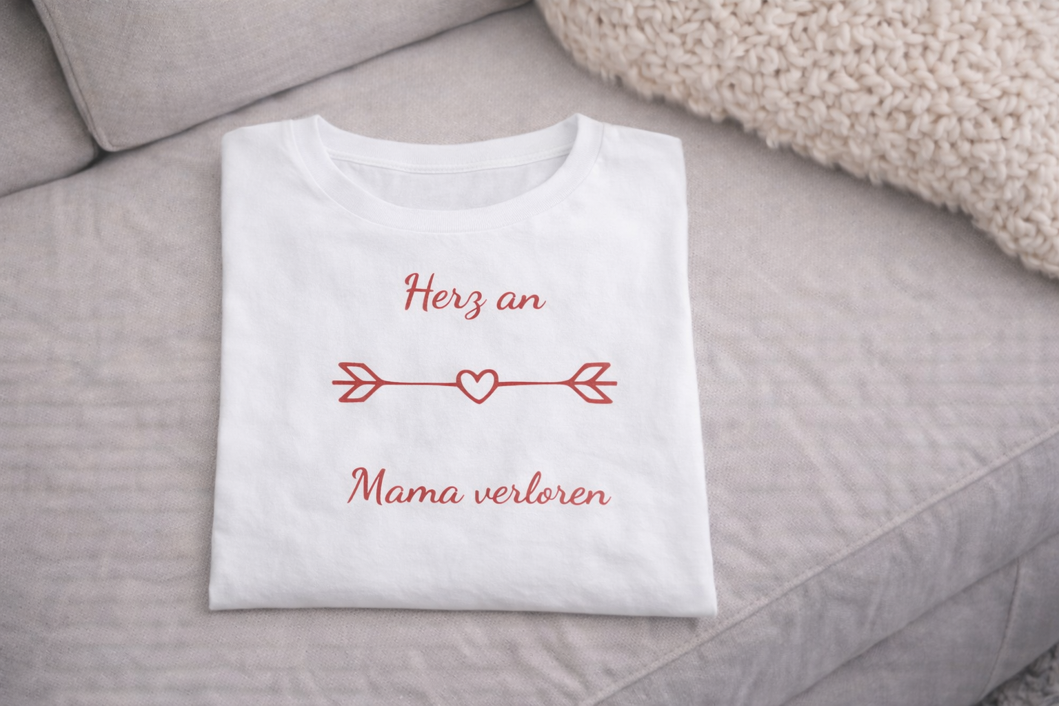 Herz an Mama verloren T-Shirt – Geschenk für Mama – Liebevolles Muttertag Shirt – Mama Geschenk