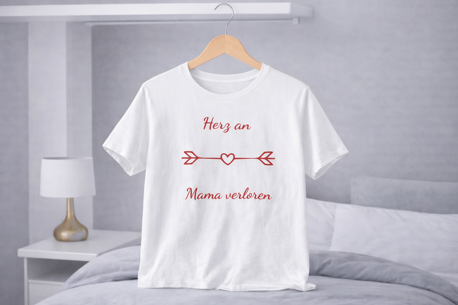 Herz an Mama verloren T-Shirt – Geschenk für Mama – Liebevolles Muttertag Shirt – Mama Geschenk
