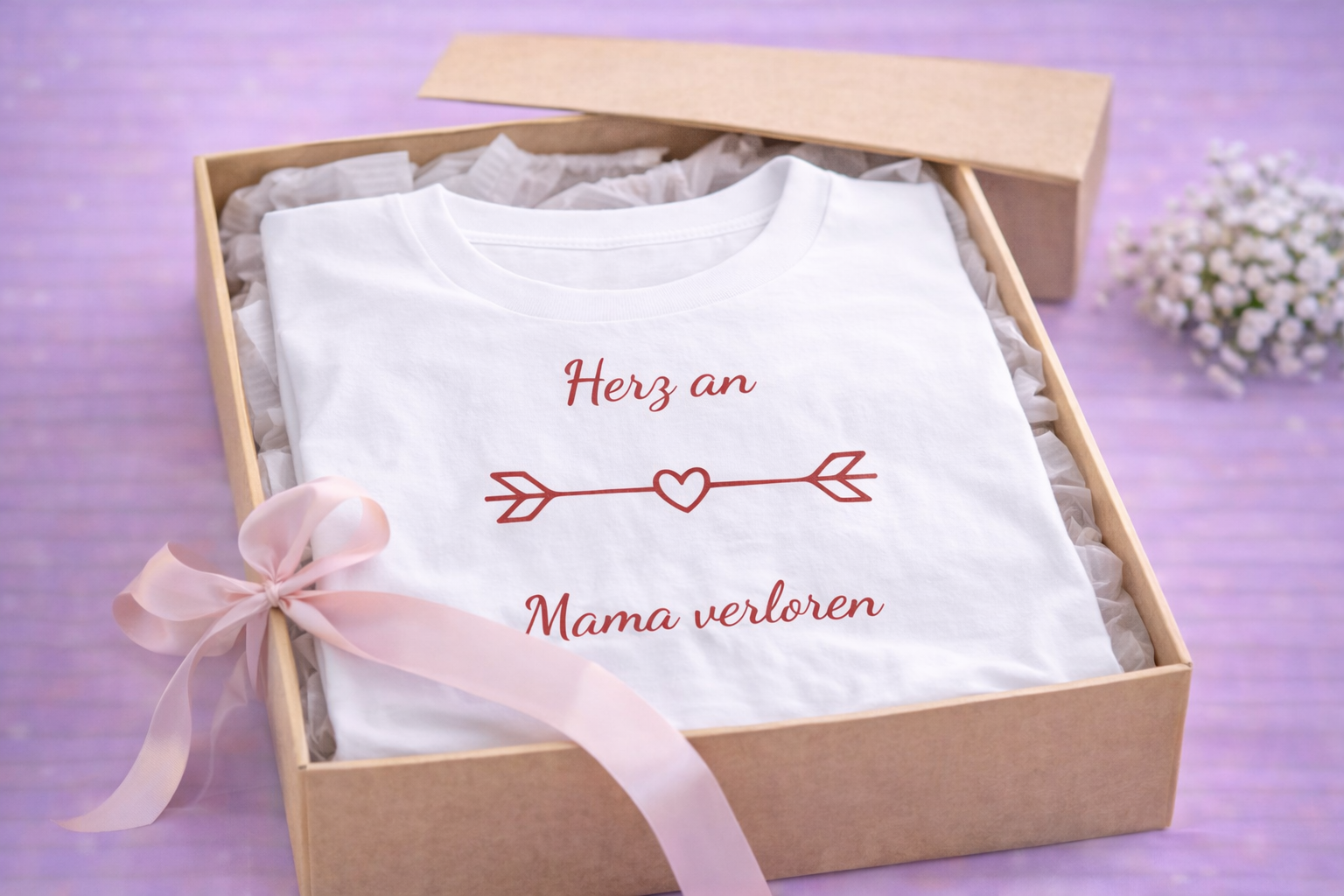 Herz an Mama verloren T-Shirt – Geschenk für Mama – Liebevolles Muttertag Shirt – Mama Geschenk