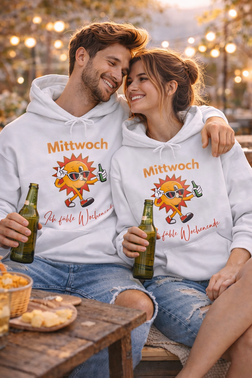 Mittwoch ich fühle Wochenende Hoodie – Lustiger Hoodie Wochentag – Büro Humor Hoodie – Geschenk Kollegen – Hoodie mit Spruch