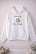 Sonntag Ruhe & Kaffee Hoodie – Cozy Kaffee Hoodie – Gemütlicher Sonntag Hoodie Damen & Herren