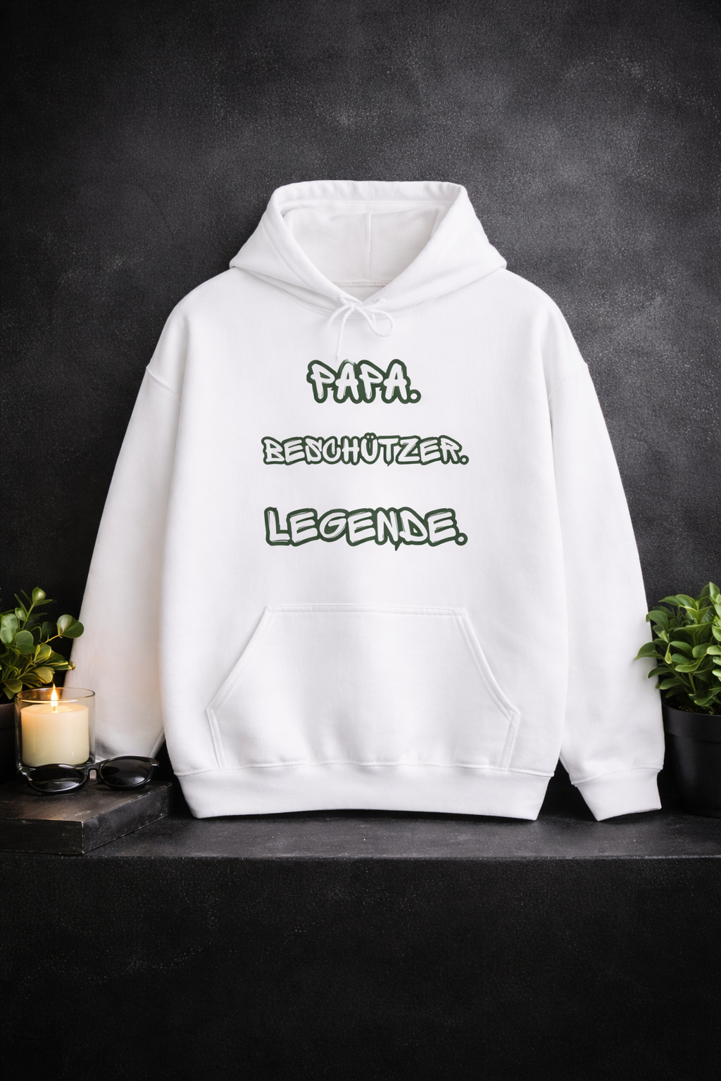 Papa Beschützer Legende Hoodie – Geschenk für Papa – Kapuzenpullover für Väter – Vatertag Geschenk
