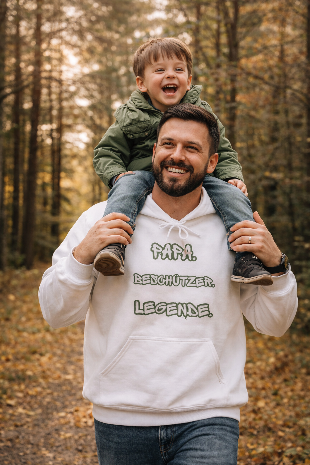 Papa Beschützer Legende Hoodie – Geschenk für Papa – Kapuzenpullover für Väter – Vatertag Geschenk