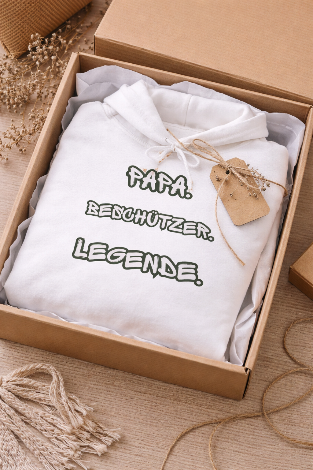 Papa Beschützer Legende Hoodie – Geschenk für Papa – Kapuzenpullover für Väter – Vatertag Geschenk