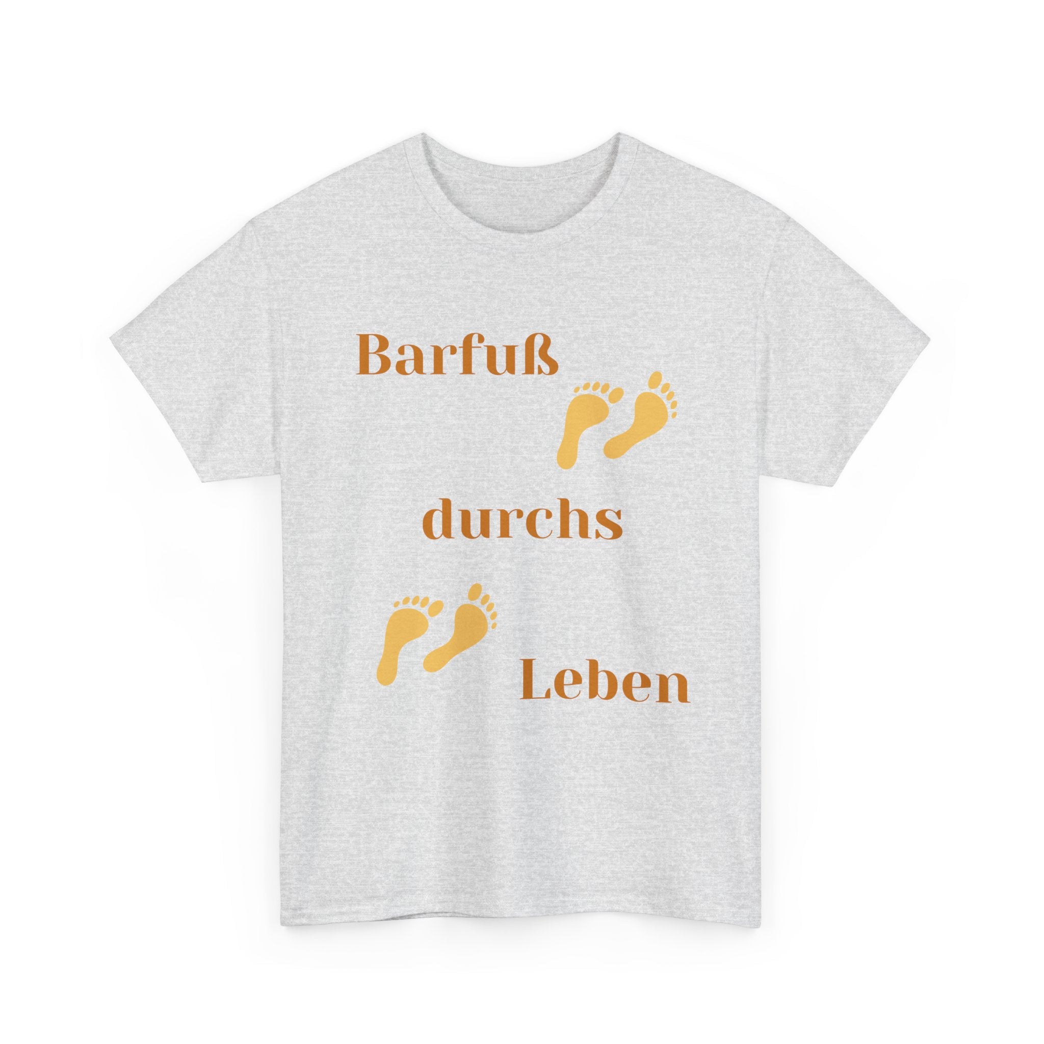 Barfuß durchs Leben T-Shirt | Sommer Shirt Damen Herren | Beach Vibes Shirt | Urlaub Strand Outfit