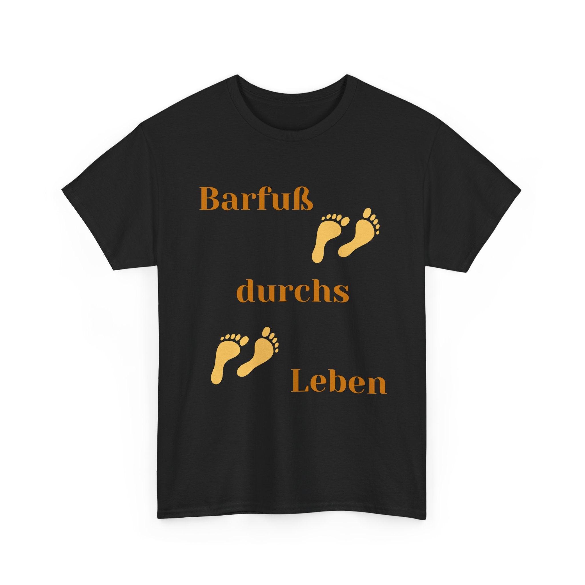 Barfuß durchs Leben T-Shirt | Sommer Shirt Damen Herren | Beach Vibes Shirt | Urlaub Strand Outfit
