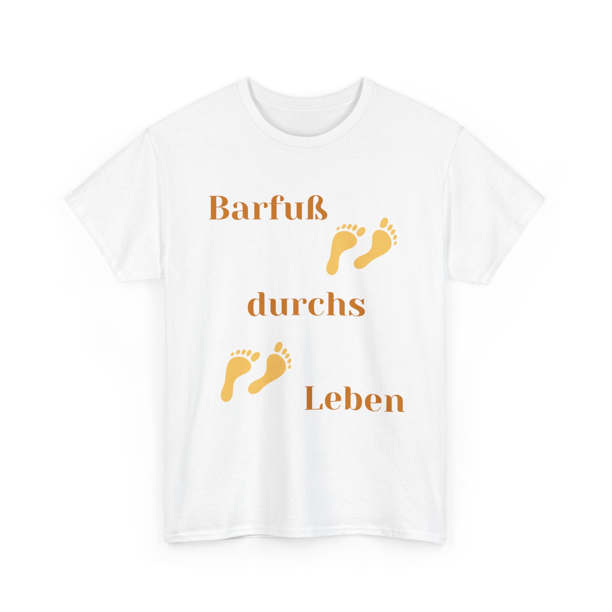 Barfuß durchs Leben T-Shirt | Sommer Shirt Damen Herren | Beach Vibes Shirt | Urlaub Strand Outfit