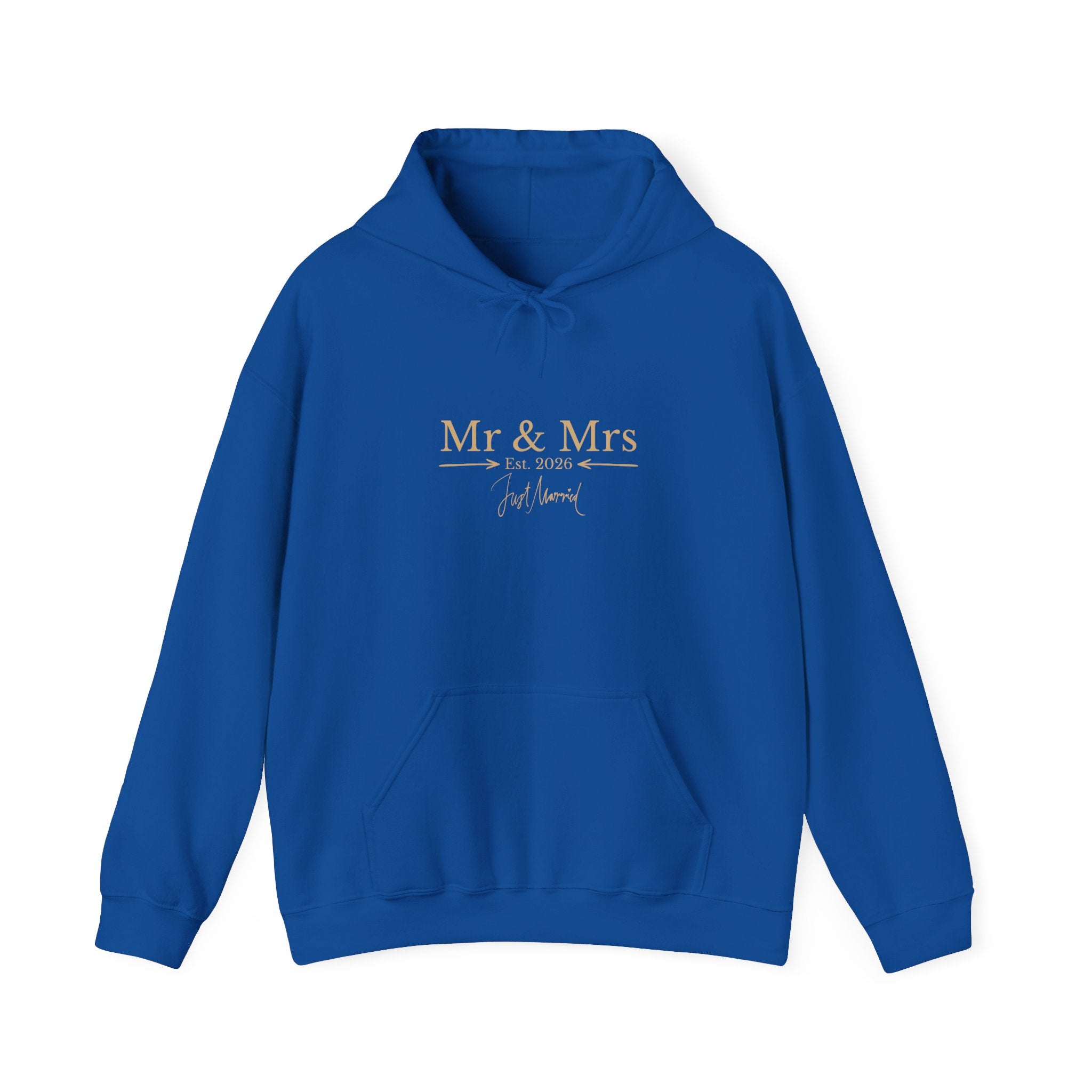Hoodie „Mr & Mrs Est. 2026“ – Hochzeits Hoodie für Paare – Just Married Geschenk