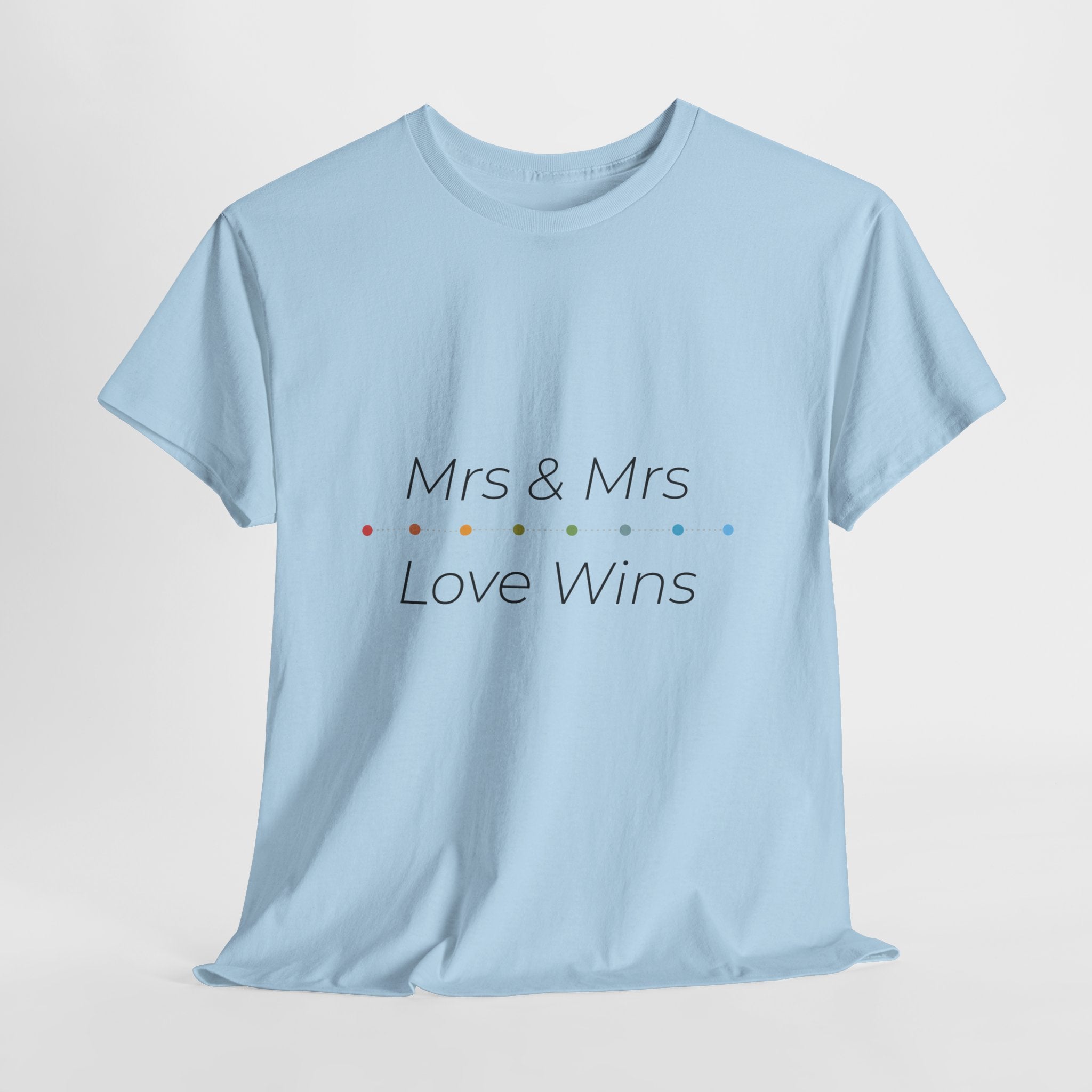 T-Shirt „Mrs & Mrs Love Wins“ – LGBTQ Hochzeit Shirt – Geschenk für Frauenpaar