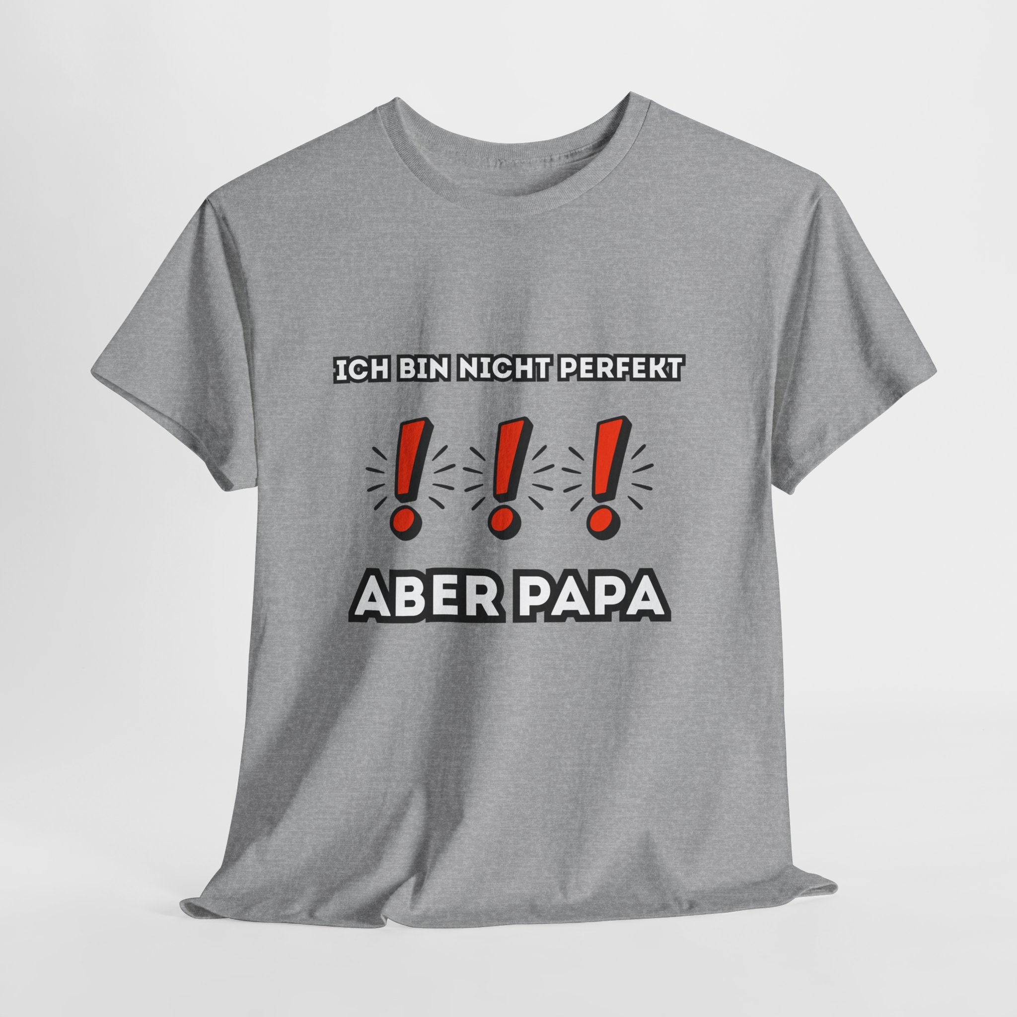 Papa T-Shirt „Ich bin nicht perfekt aber Papa“ – Lustiges Vater Geschenk – Herren Shirt für Papa