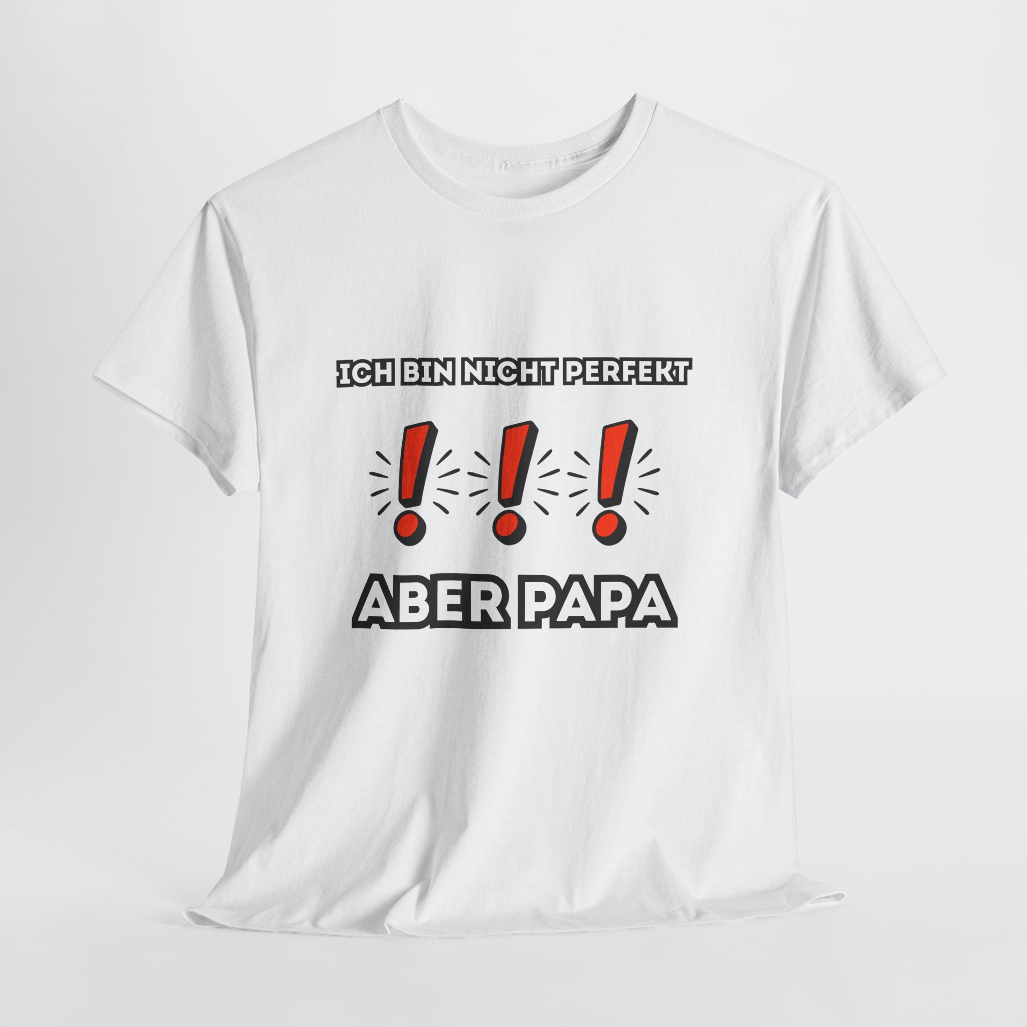 Papa T-Shirt „Ich bin nicht perfekt aber Papa“ – Lustiges Vater Geschenk – Herren Shirt für Papa