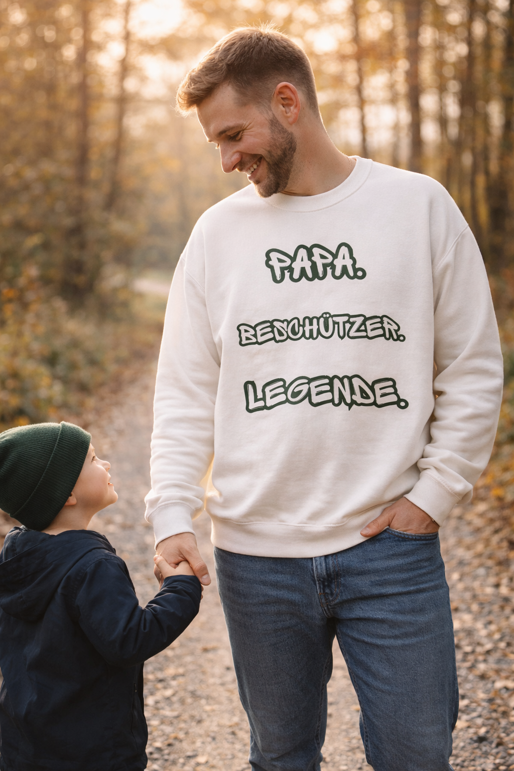 Papa Beschützer Legende Sweatshirt – Geschenk für Papa – Vatertag Geschenk Idee für Vater