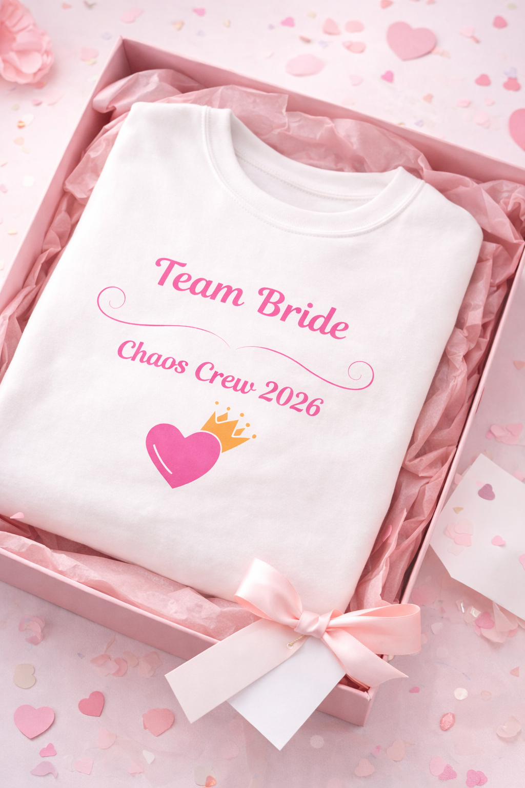 Team Bride Sweatshirt – Chaos Crew 2026 | JGA Pullover Frauen | Junggesellinnenabschied Outfit
